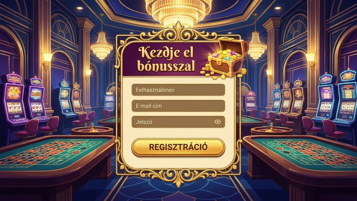 Regisztráció bónusszal